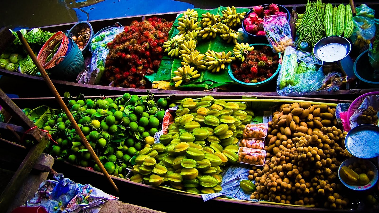 Mercado flotante Bangkok 8