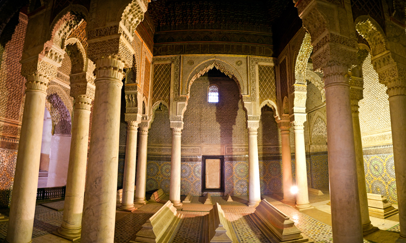 The Saadian tombs in Marrakech